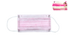 3-Ply Level 1 (W&P) Protective Face Masks, Pink (ASTM Level 1, FDA Non-Medical)