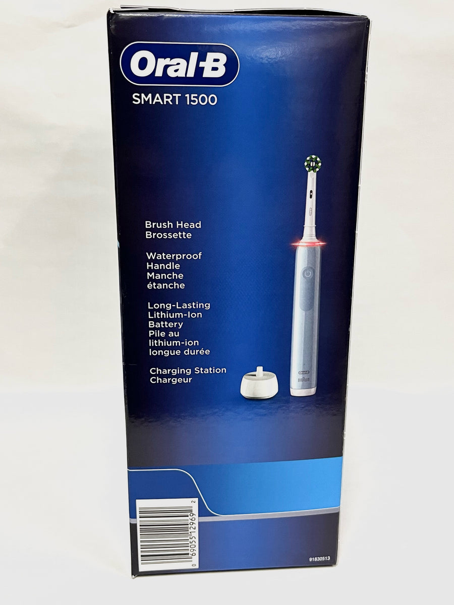 OralB SMART 1500 Rechargeable Electric Toothbrush with Visible Pressu