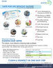 Puresan Botanical Cleaning Disinfecting Wipes II (EPA Reg., EPA List-N, NSF D2 approved)
