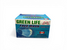 GREEN LIFE 4-Ply Surgical Face Mask with Ear Loops, Blue, ASTM-F2100 Level 3