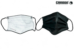 CRANBERRY (C2900K) CARBON BLACK 4-PLY Level 3 Surgical Face Mask, (ASTM-F2100 Level 3, FDA 510k)
