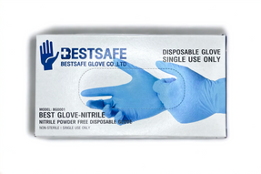 BESTSAFE Nitrile Powder-Free Gloves, Blue