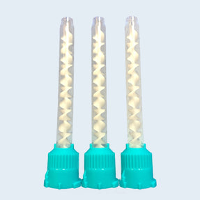 Impression Mixing Tip (Teal Green) for Temporary Material (Dental)