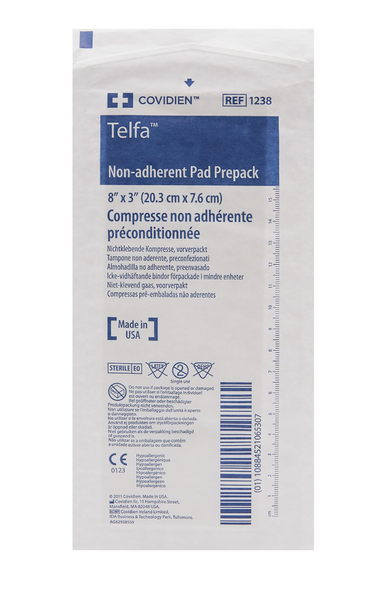 Telfa™ Ouchless Cotton 3 X 8 Inch (Sterile) Non-Adherent Dressing
