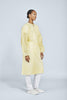 Isolation Gown: (Hubei Haixin) SMS (25 gsm), AAMI Level 2, Disposable, Non-Surgical, Yellow