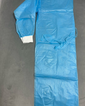 Isolation Gown AAMI Level 2 Coated Polyethylene Layer (CPE), Disposable, Non-Surgical